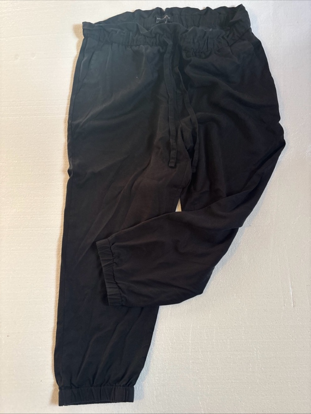 Banana Republic Women's Black Drawstring Jogger Pants